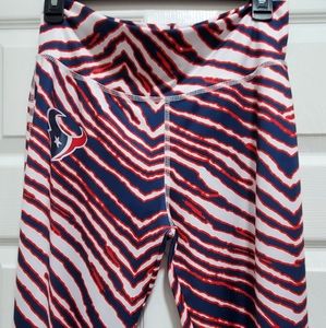Womens Clothes~Majestic Houston Texans leggings! Size Large. New w/out tags!
